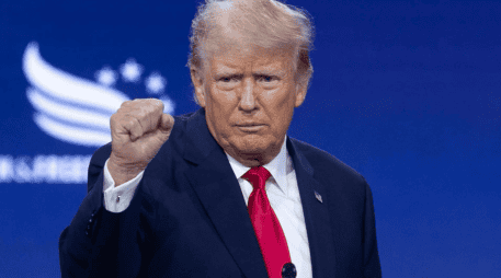 El republicano, Donald Trump, sostuvo que su país no perdería nada si dejara de comerciar con México y afirmó que bastaría con una firma para terminar con la relación comercial. EFE / ARCHIVO