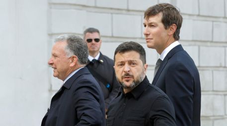 “Tenemos interés en poner fin a la guerra. La paz es necesaria. Las garantías de seguridad son necesarias”, escribió el mandatario ucraniano en X.  EFE/S. DOLZHENKO