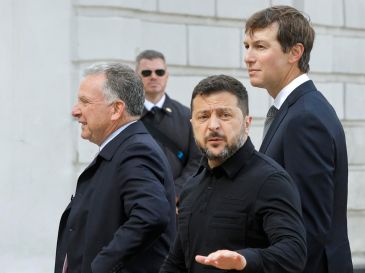 “Tenemos interés en poner fin a la guerra. La paz es necesaria. Las garantías de seguridad son necesarias”, escribió el mandatario ucraniano en X.  EFE/S. DOLZHENKO