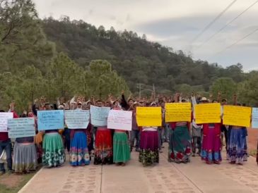 La comunidad wirárika de San Andrés Cohamiata suspendió actividades por hechos de violencia y exige una estrategia integral de seguridad a los tres niveles de gobierno. ESPECIAL.