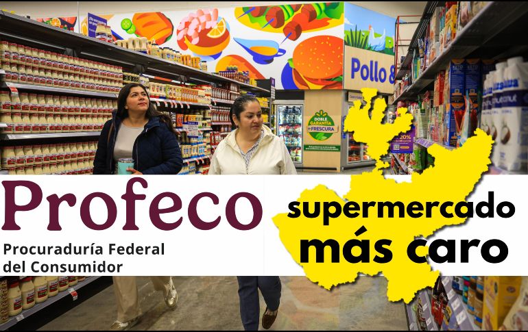 En este supermercado encuentras los precios más altos de todo el estado para adquirir la Canasta Básica; se encuentra en Zapopan. EL INFORMADOR / ARCHIVO