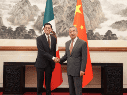 El canciller mexicano expresó la voluntad de reforzar los intercambios de alto nivel, ampliar la cooperación bilateral y avanzar en los mecanismos de diálogo entre ambos países. X / @SRE_mx