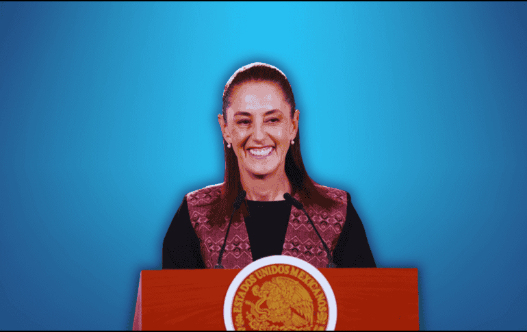 Claudia Sheinbaum Pardo afirmó que lo único que ofrece esta alianza es el camino del regreso a la corrupción y privilegios. EFE / M. Guzmán