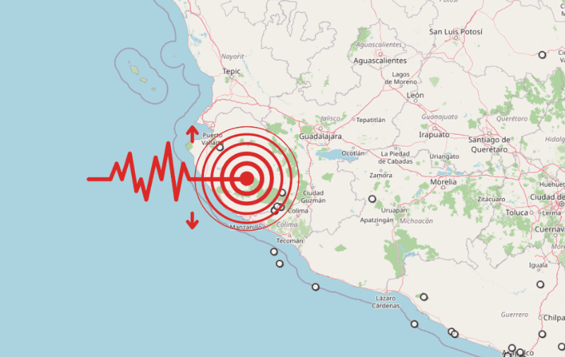 &nbsp;Sismo en Jalisco. ESPECIAL / SSN
