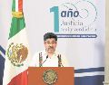 El ministro presidente de la SCJN, Hugo Aguilar, defendió los avances de los últimos 12 meses. EL UNIVERSAL