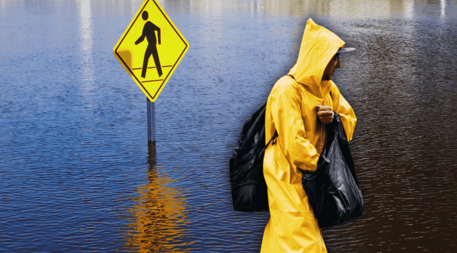 Por la saturación de humedad en el suelo por las lluvias previas, la tierra ya no puede absorber más líquido, por lo que el agua se acumulará mucho más rápido en las calles. ESPECIAL / CANVA