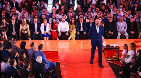 Gerardo Quirino agradeció al gobierno de Jalisco y la federación por apostar por la construcción de la Línea 4 de Tlajomulco para conectar al centro del municipio con Guadalajara. EL INFORMADOR / J. Acosta