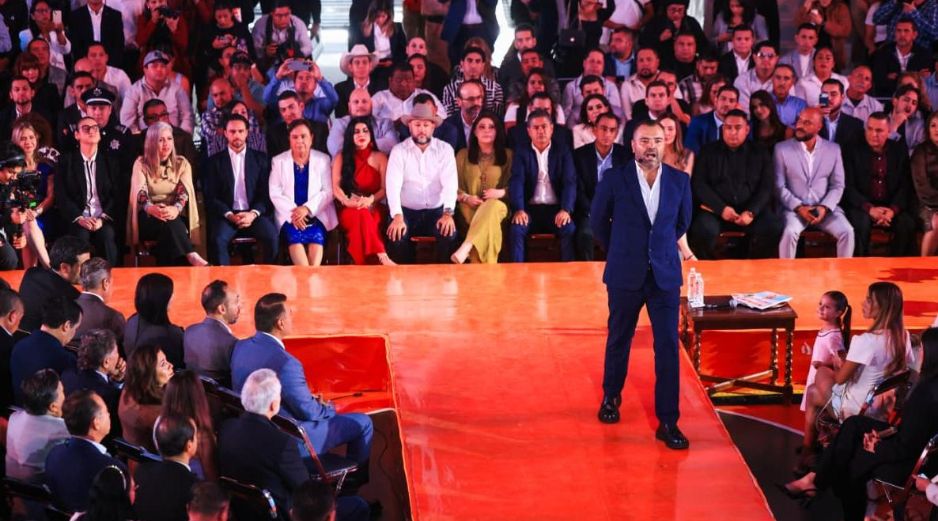 Gerardo Quirino agradeció al gobierno de Jalisco y la federación por apostar por la construcción de la Línea 4 de Tlajomulco para conectar al centro del municipio con Guadalajara. EL INFORMADOR / J. Acosta