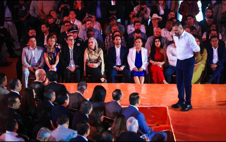 Gerardo Quirino agradeció al gobierno de Jalisco y la federación por apostar por la construcción de la Línea 4 de Tlajomulco para conectar al centro del municipio con Guadalajara. EL INFORMADOR / J. Acosta