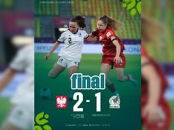 México Sub-20 Femenil perdió ante Polonia y complicó su clasificación. X / @Miseleccionfem