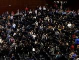 Tras su aprobación, el documento se turnó al pleno para su debate y votación. AFP/ARCHIVO
