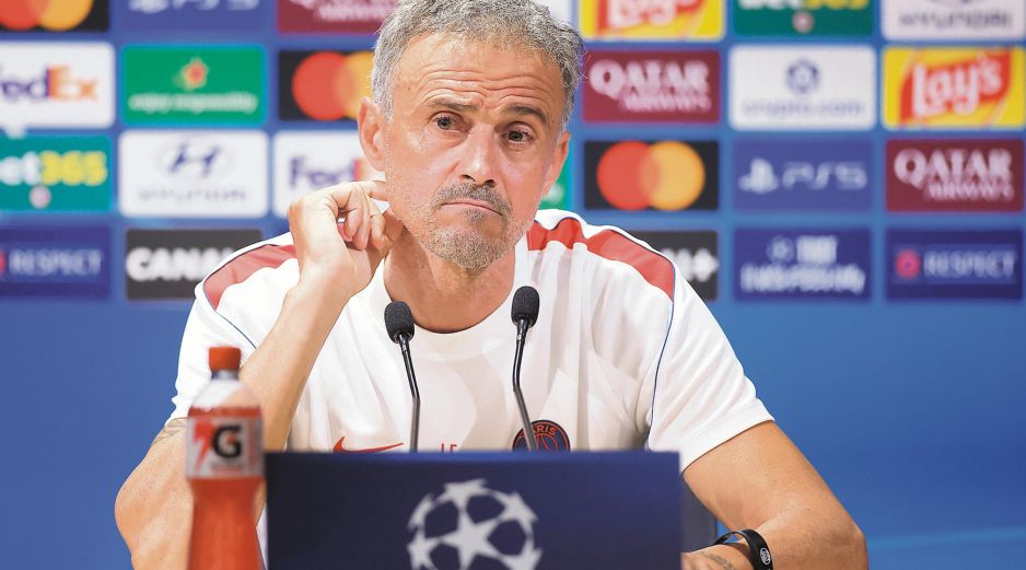 Luis Enrique Martínez. El técnico pide máxima concentración al PSG para comenzar con triunfo la defensa del título europeo. EFE