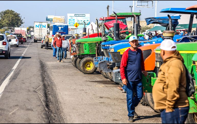 Las caravanas de tractores avanzarán por cuatro carreteras principales de Jalisco hacia la Sader, sin bloqueos totales. EL INFORMADOR / ARCHIVO