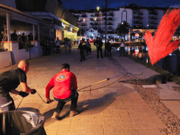 Las autoridades recordaron que los cocodrilos son fauna silvestre y no deben ser molestados.  FACEBOOK / Protección Civil y Bomberos Puerto Vallarta