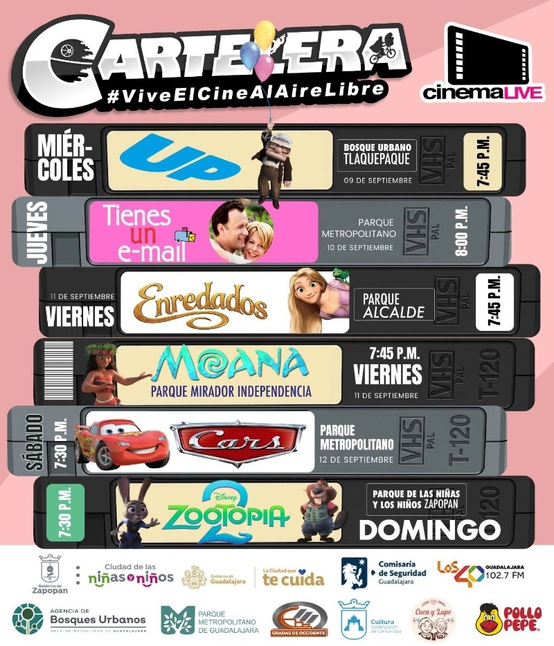 ESPECIAL/ Facebook/ Cinema Live Guadalajara.