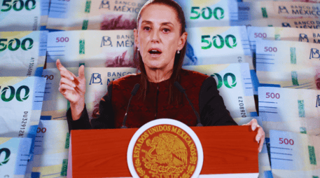 La Presidenta Claudia Sheinbaum Pardo sostuvo que el Paquete Económico 2027 no contempla nuevos impuestos ni gasolinazos. EFE / M. Guzmán