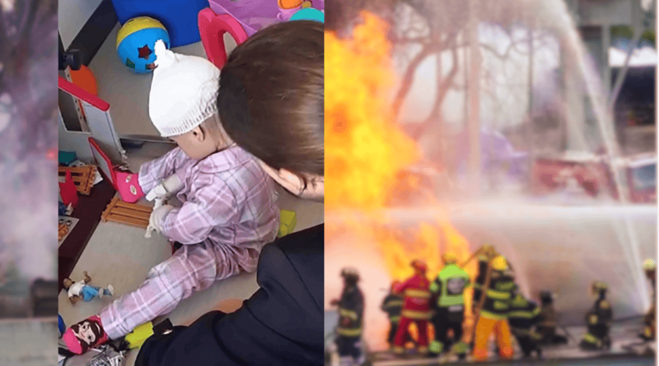 Un año después de la tragedia, la pequeña es parte del Programa de Secuelas de la fundación, que brinda rehabilitación a niñas, niños y adolescentes que sufrieron quemaduras severas. SUN/V. Rosas ESPECIAL