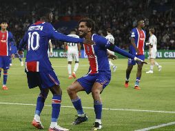 PSG goleó al Slovan de Bratislava (6-1) con triplete de Ferran Torres y doblete de Dembélé. EFE/Y. VALAT.