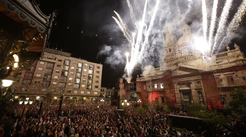 Los festejos comenzarán desde las 05:00 de la tarde con presentaciones musicales y concluirán con el concierto gratis de... ¡Grupo Frontera! EL INFORMADOR/ARCHIVO