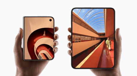 Apple finalmente entró al mercado de los teléfonos plegables con el iPhone Duo, un modelo que cambia por completo el diseño tradicional del smartphone de la compañía. EFE
