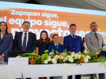 Juan José Frangie presentó su quinto informe de gobierno acompañado del Gobernador de Jalisco, Pablo Lemus Navarro. EL INFORMADOR/A. Navarro