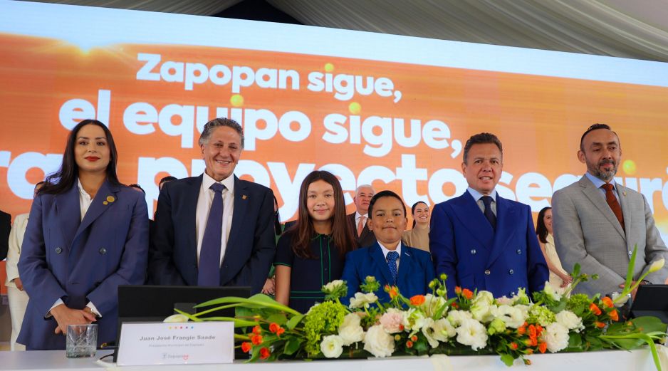 Juan José Frangie presentó su quinto informe de gobierno acompañado del Gobernador de Jalisco, Pablo Lemus Navarro. EL INFORMADOR/A. Navarro