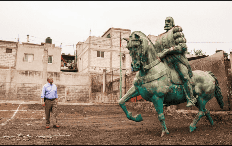 El destino de la escultura ecuestre plantea un complejo dilema entre la conservación del patrimonio artístico y la sensibilidad social. Gobierno de Cuernavaca