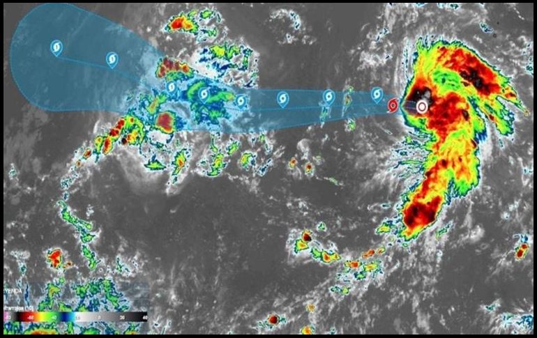 El potencial de la Depresión tropical Catorce-E para intensificarse y convertirse en una tormenta tropical durante las próximas horas es sumamente alto, lo que exige una vigilancia ininterrumpida. ESPECIAL