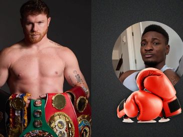 Así se calienta la pelea entre Canelo y Mbilli a poco más de un mes de que se lleve a cabo. ESPECIAL / FACEBOOK Canelo Álvarez / INSTAGRAM @chris_mbilli