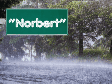 La tormenta tropical “Norbert”, es el ciclón número 14 con nombre de la actual temporada en el océano Pacífico. ESPECIAL / CANVA