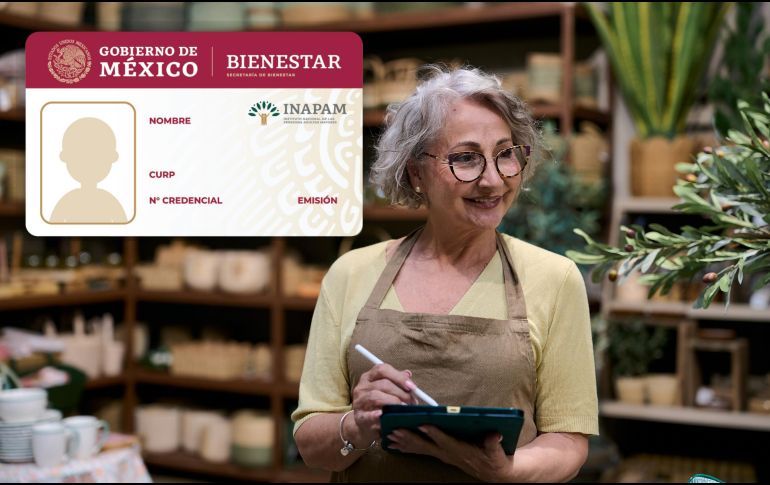 El programa de Vinculación Productiva del Inapam vincula a personas adultas mayores con empresas interesadas en su contratación. ESPECIAL / CANVA e INAPAM