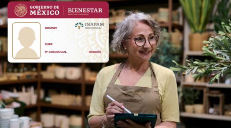 El programa de Vinculación Productiva del Inapam vincula a personas adultas mayores con empresas interesadas en su contratación. ESPECIAL / CANVA e INAPAM