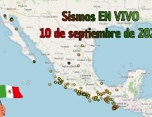 EN VIVO | Sismos en México | Jueves 10 de septiembre. ESPECIAL / SSN