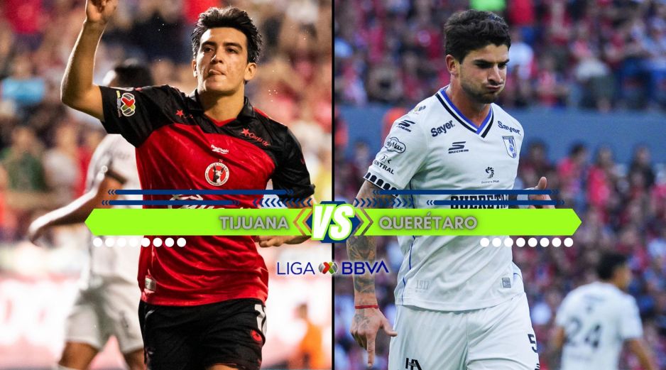 Tijuana y Querétaro se enfrentan este viernes en el Estadio Caliente por la Jornada 8 del Apertura 2026 de la Liga MX. ESPECIAL / IMAGO7 y CANVA