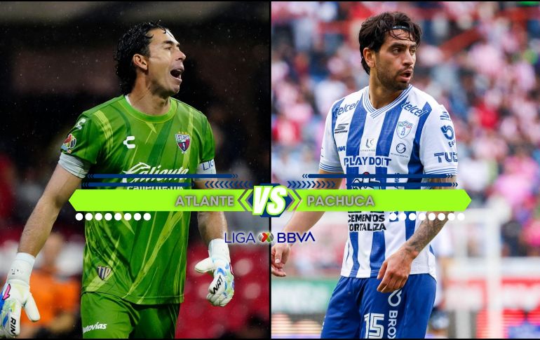 El partido entre Atlante y Pachuca se jugará este viernes 11 de septiembre a las 21:00 horas, tiempo del centro de México. ESPECIAL / IMAGO7 y CANVA