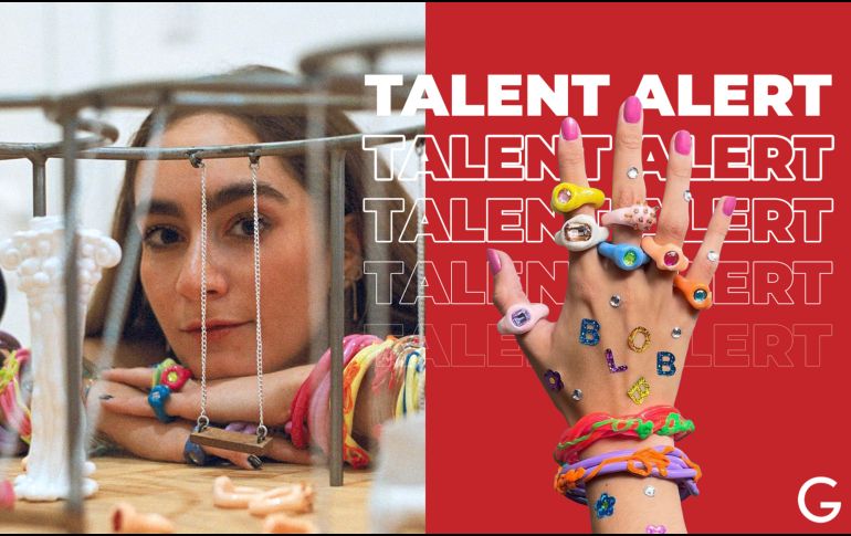 Sofía Elías es creadora de Blobb, proyecto que comenzó con coloridos anillos elaborados a mano. ESPECIAL