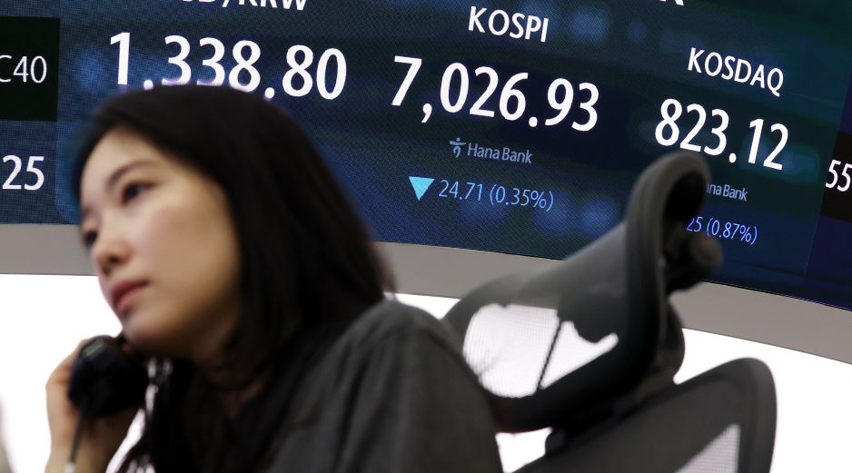La subida de los rendimientos presiona a la bolsa, y esto se vio reflejado en todos los indicadores neoyorquinos hoy. EFE/YONHAP