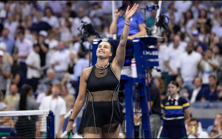 Sabalenka irá por su tercer título en Nueva York y su quinto Grand Slam. EFE / C. HERRERA-ULASHKEVICH
