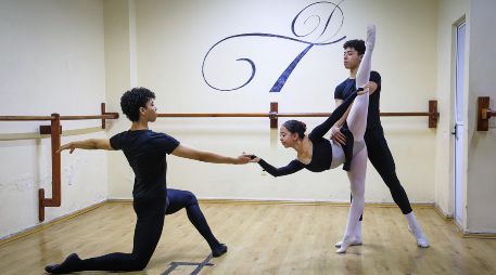 Ian Nahir, Paris Matías Girón y Valentina Colmenarez dan una muestra de su talento. EL INFORMADOR/J. Acosta