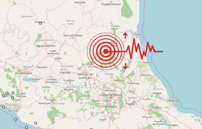 &nbsp;Sismo en SLP. ESPECIAL / SSN