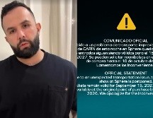 Esto dijo Carín León tras la confirmación de la cancelación de su concierto en Las Vegas del día de ayer. ESPECIAL / INSTAGRAM @carinleonoficial @spherevegas