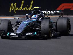 El piloto italiano de Mercedes, Kimi Antonelli, cerró al frente el primer día de actividades del Gran Premio de España 2026 de Fórmula 1. AFP / Anadolu