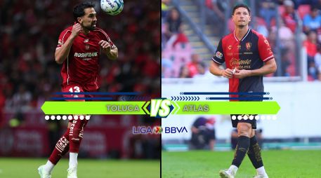 Este sábado, Toluca buscará hacer valer la localía y mantener su posición, mientras que Atlas intentará sumar en el Nemesio Diez para mantenerse entre los equipos mejor colocados del torneo. ESPECIAL / IMAGO7 y CANVA