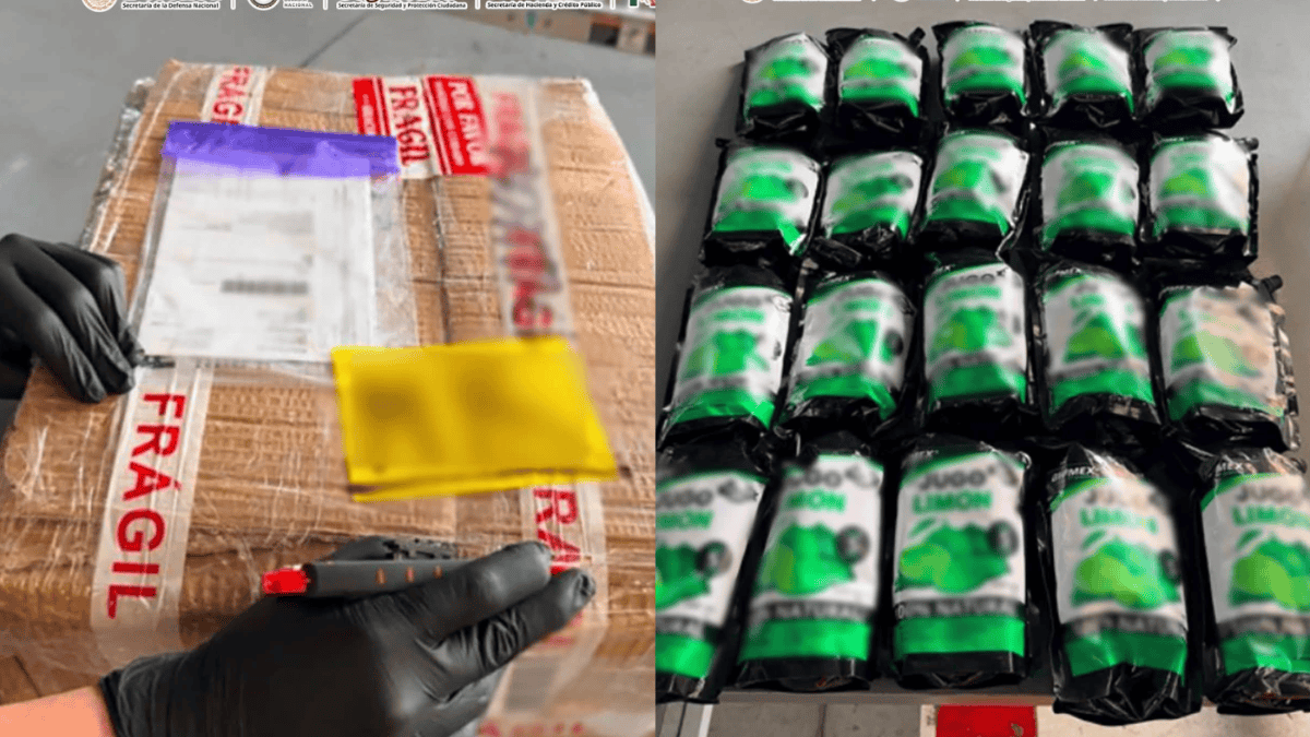 Aduana incauta 10 kg de metanfetamina en Aeropuerto de Toluca