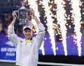 Elena Rybakina ganó su tercer título de Grand Slam este 12 de septiembre. EFE/S. Yenesel