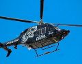 Tras la agresión, el helicóptero regresó al aeropuerto de la capital del Estado donde quedó resguardado para su revisión. ESPECIAL/SSPC Chihuahua