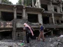 Las riadas en Nepal que han dejado más de mil 300 muertos y cerca de cinco mil desaparecidos desde el 26 de agosto. EFE/N. SHRESTHA