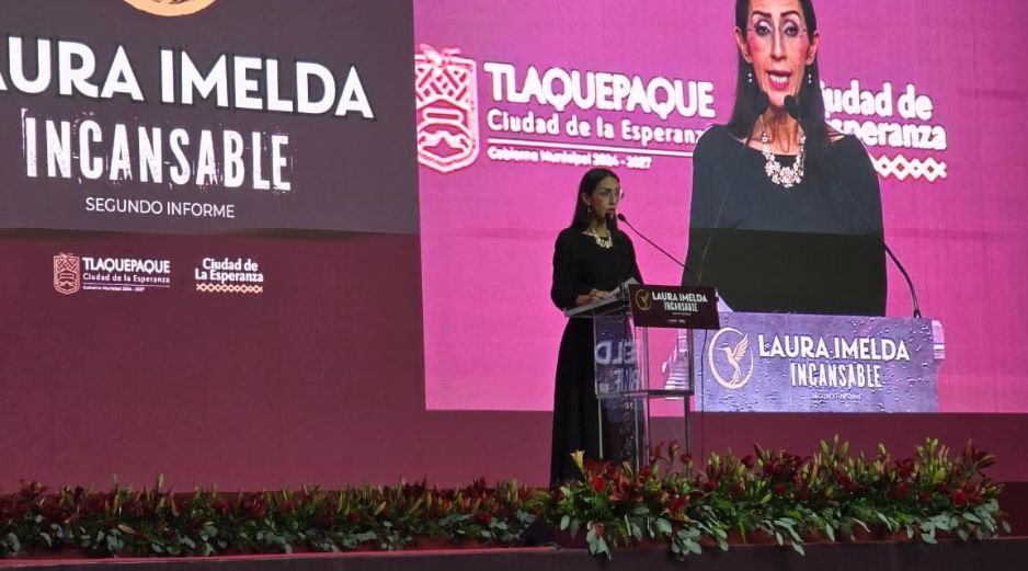 Laura Imelda Pérez rindió su segundo informe de gobierno, destacando la baja en delitos de alto impacto, la inversión en obra pública y el impacto de los programas sociales. EL INFORMADOR.