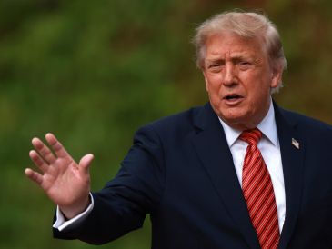 Luego de que Trump involucrara a México en polémicas declaraciones, el presidente de EU elogió al país. EFE/N. Hall