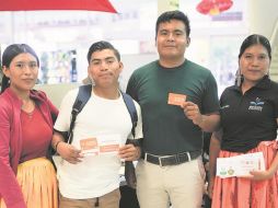 Los apoyos fueron entregados a 101 jóvenes de entre 18 y 29 años de municipios del Norte del Estado. ESPECIAL